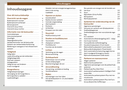 2024-2025 Cupra Born Gebruikershandleiding | Nederlands