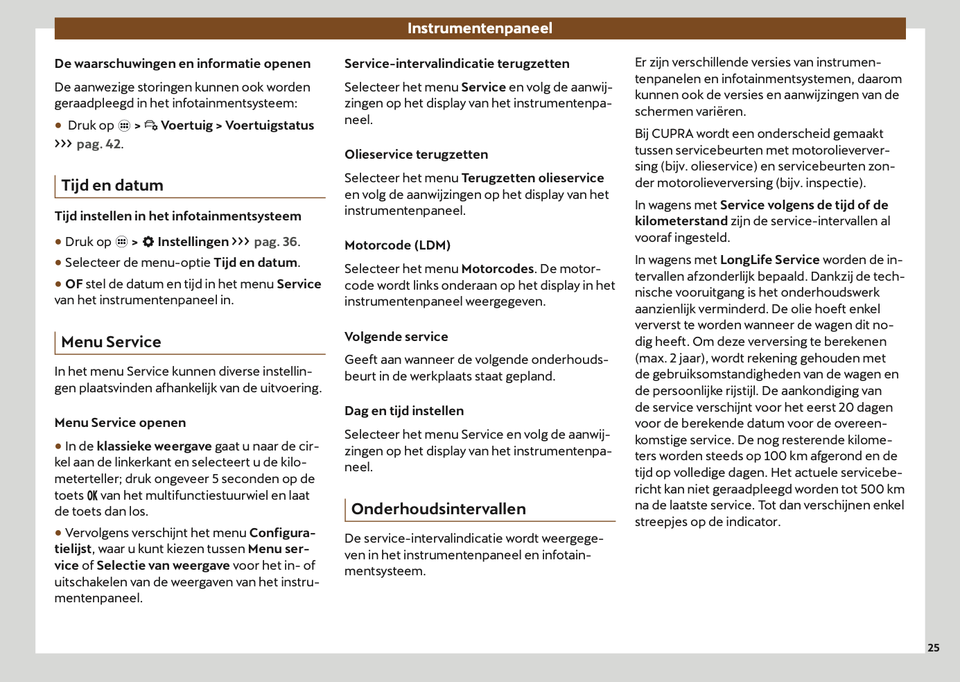 2024-2025 Cupra Formentor Gebruikershandleiding | Nederlands