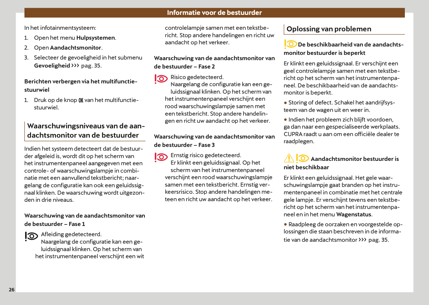 2024-2025 Cupra Tavascan Gebruikershandleiding | Nederlands