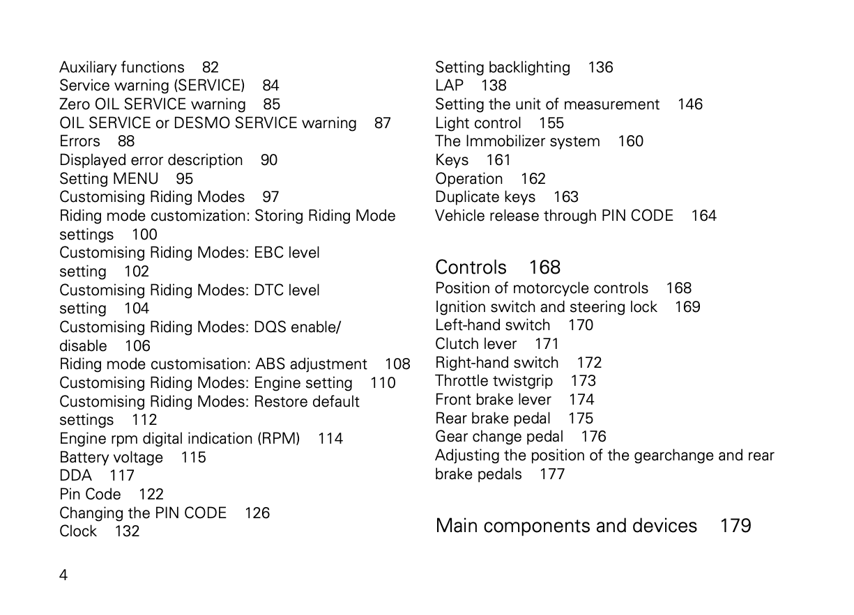 2014 Ducati 899 Paginale Owner's Manual | English