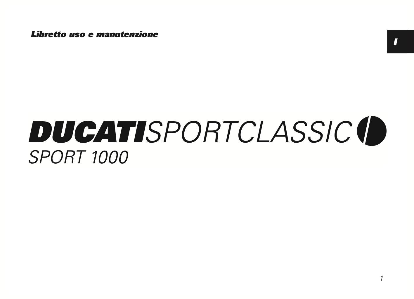 2006-2008 Ducati Sport1000 Bedienungsanleitung | Englisch