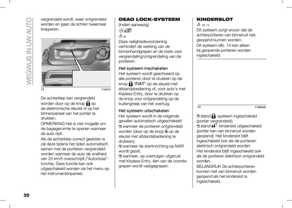 2020-2021 Fiat 500X Gebruikershandleiding | Nederlands