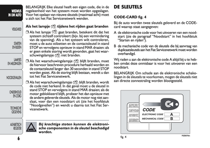 2009-2010 Fiat Panda Owner's Manual | Dutch