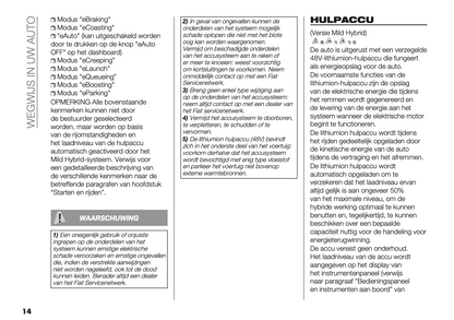 2023-2024 Fiat Tipo 5-deurs/Tipo Station Wagon Gebruikershandleiding | Nederlands