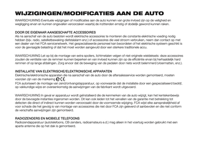 2023-2024 Fiat Tipo 5-deurs/Tipo Station Wagon Gebruikershandleiding | Nederlands