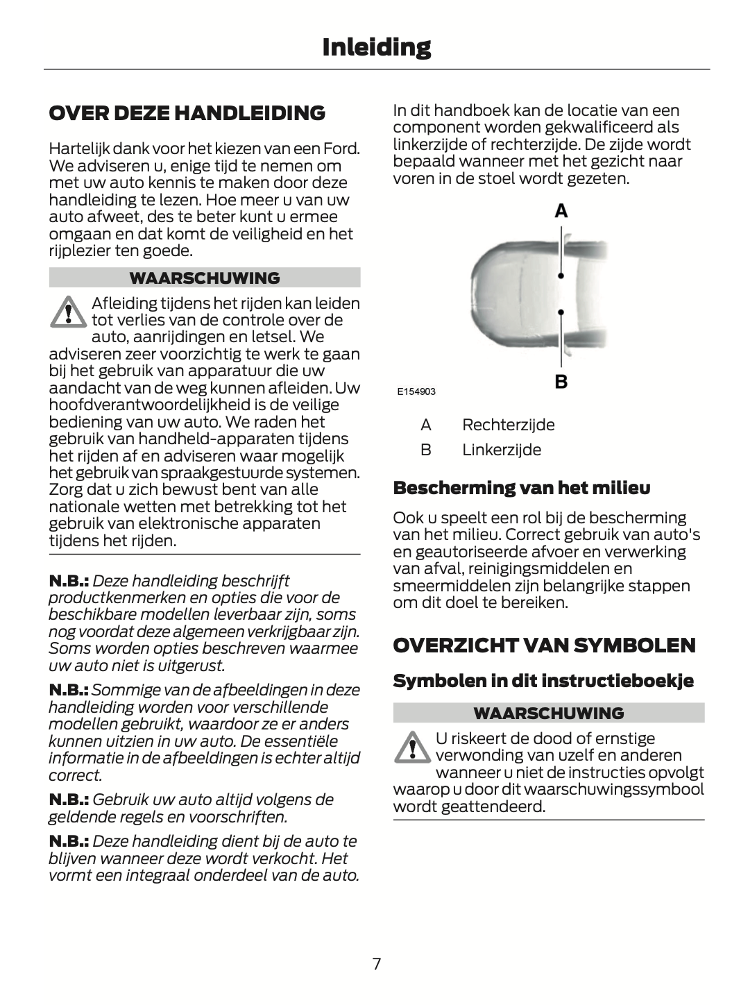 2012-2014 Ford C-Max Owner's Manual | Dutch