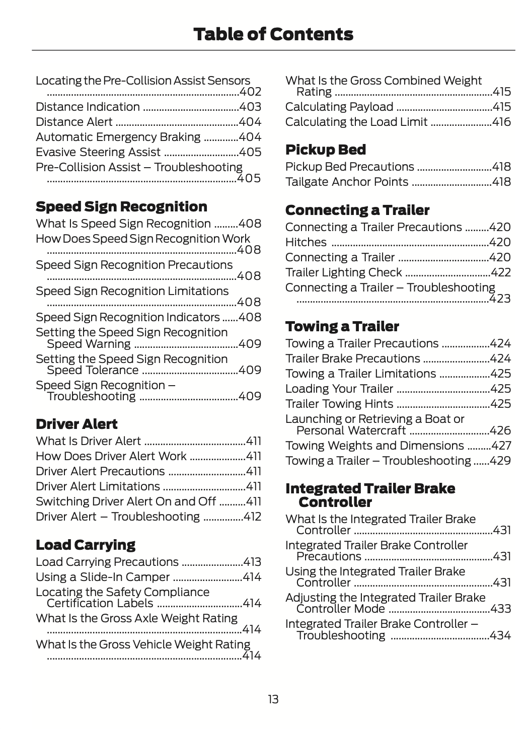 2024 Ford F-150 Owner's Manual | English