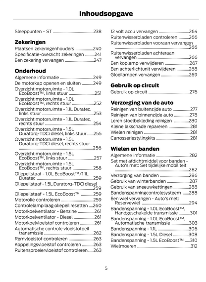 2020 Ford Fiesta Gebruikershandleiding | Nederlands