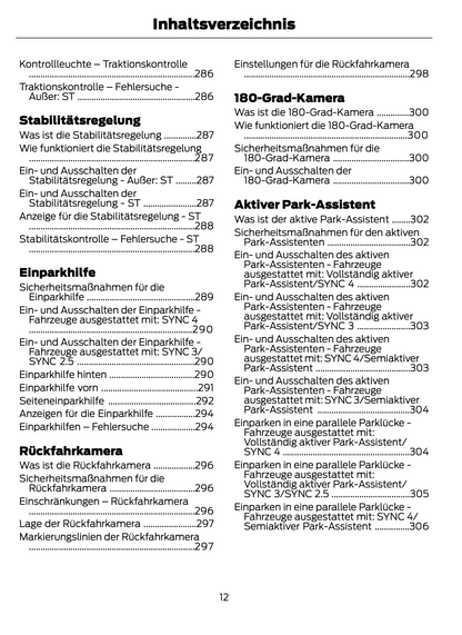 2023-2024 Ford Focus Gebruikershandleiding | Duits