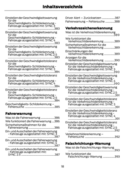 2023-2024 Ford Focus Gebruikershandleiding | Duits