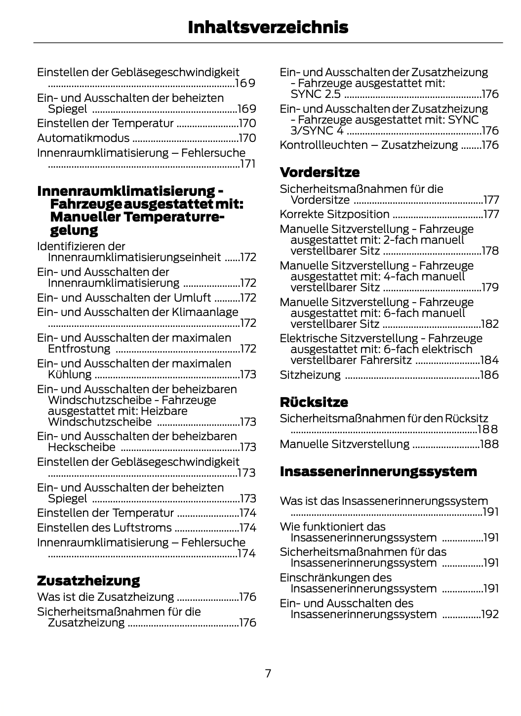 2023-2024 Ford Focus Gebruikershandleiding | Duits