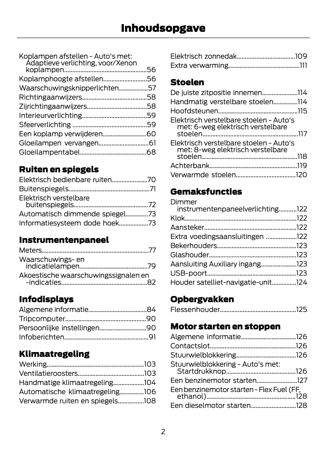 2013-2014 Ford Focus Gebruikershandleiding | Nederlands