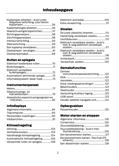 2013-2014 Ford Focus Gebruikershandleiding | Nederlands