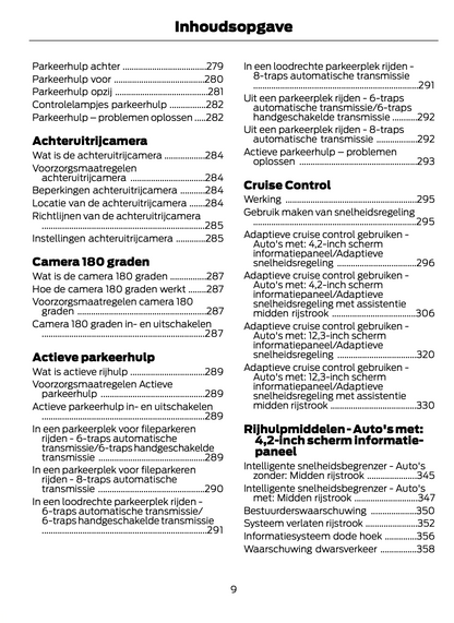 2021 Ford Focus Gebruikershandleiding | Nederlands