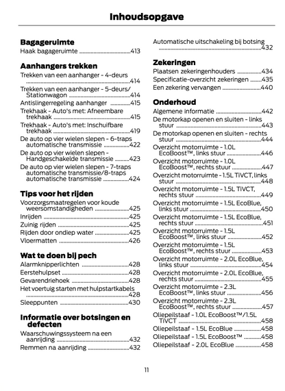 2021 Ford Focus Gebruikershandleiding | Nederlands