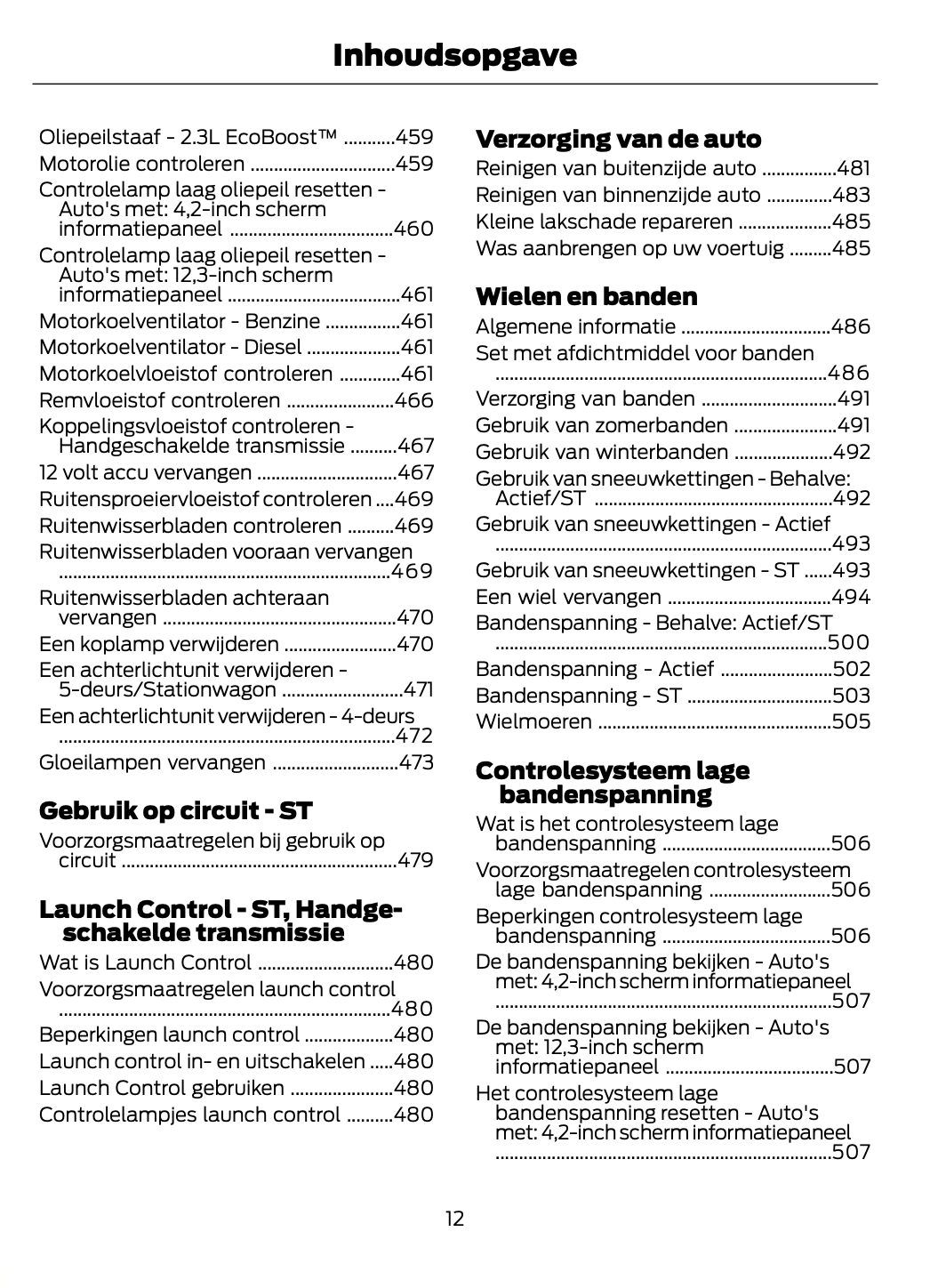 2021 Ford Focus Gebruikershandleiding | Nederlands