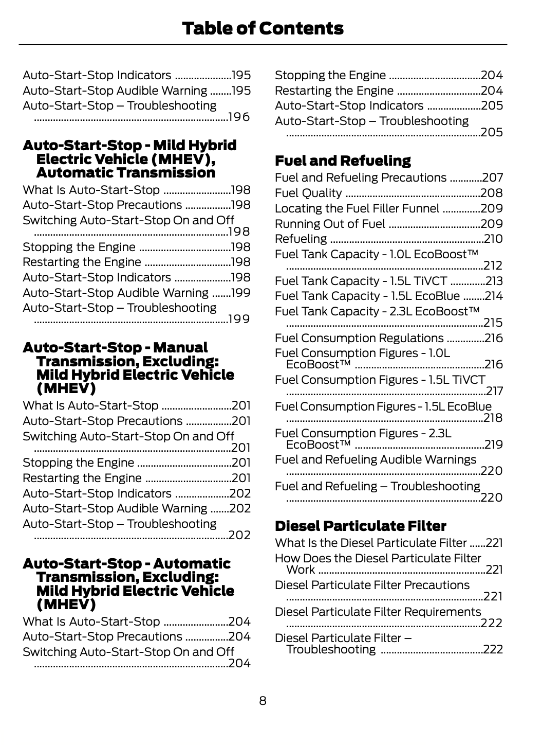 2023-2024 Ford Focus Owner's Manual | English