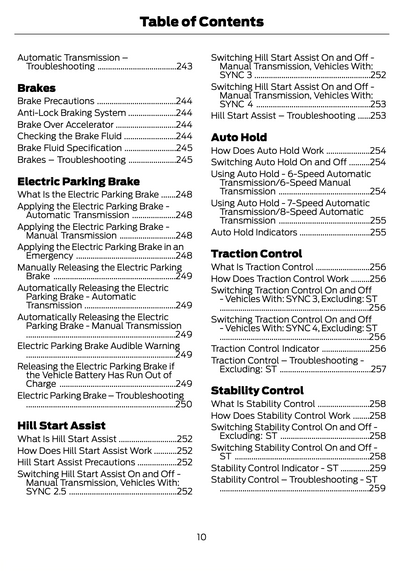 2023-2024 Ford Focus Owner's Manual | English