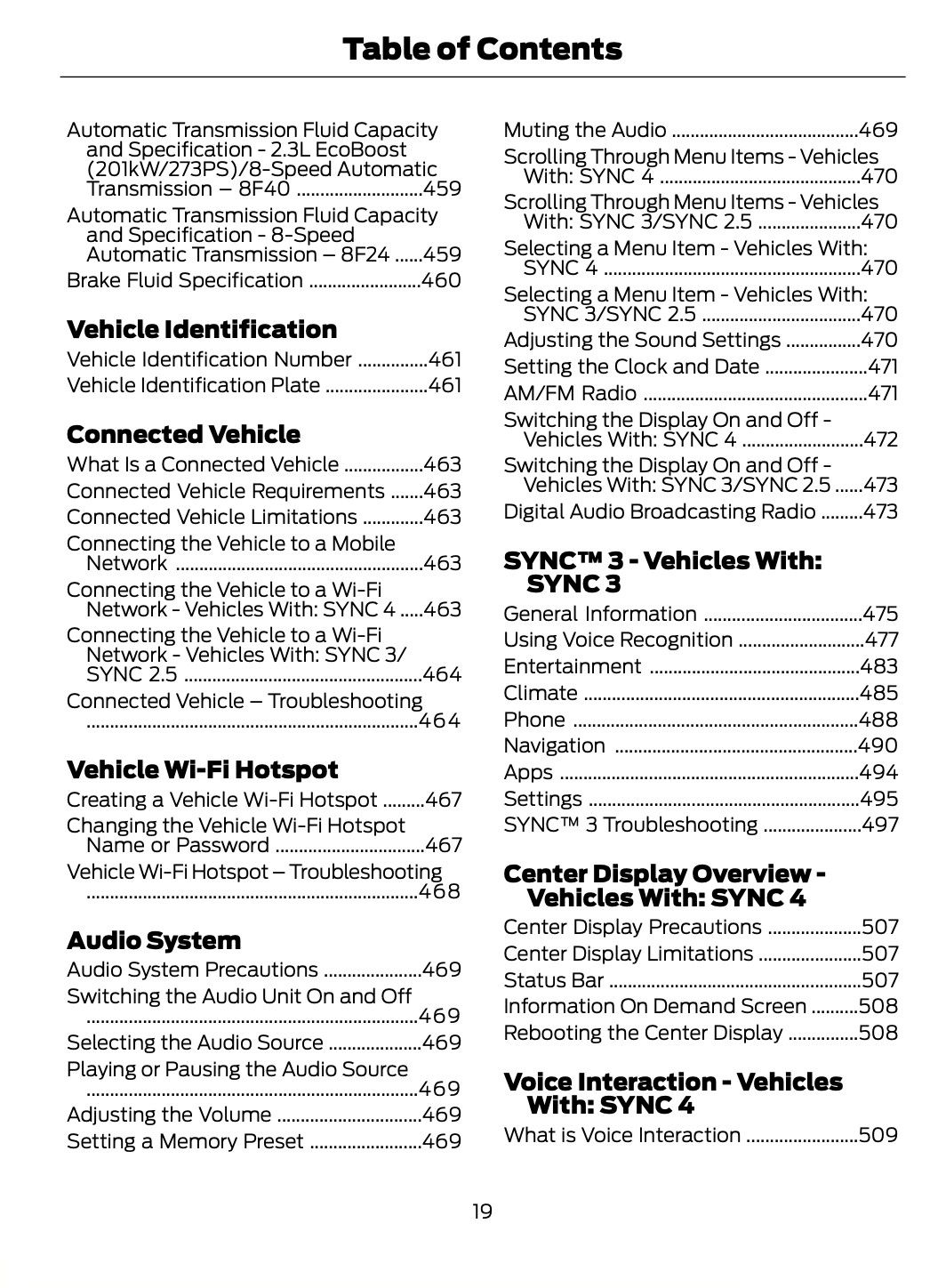 2023-2024 Ford Focus Owner's Manual | English