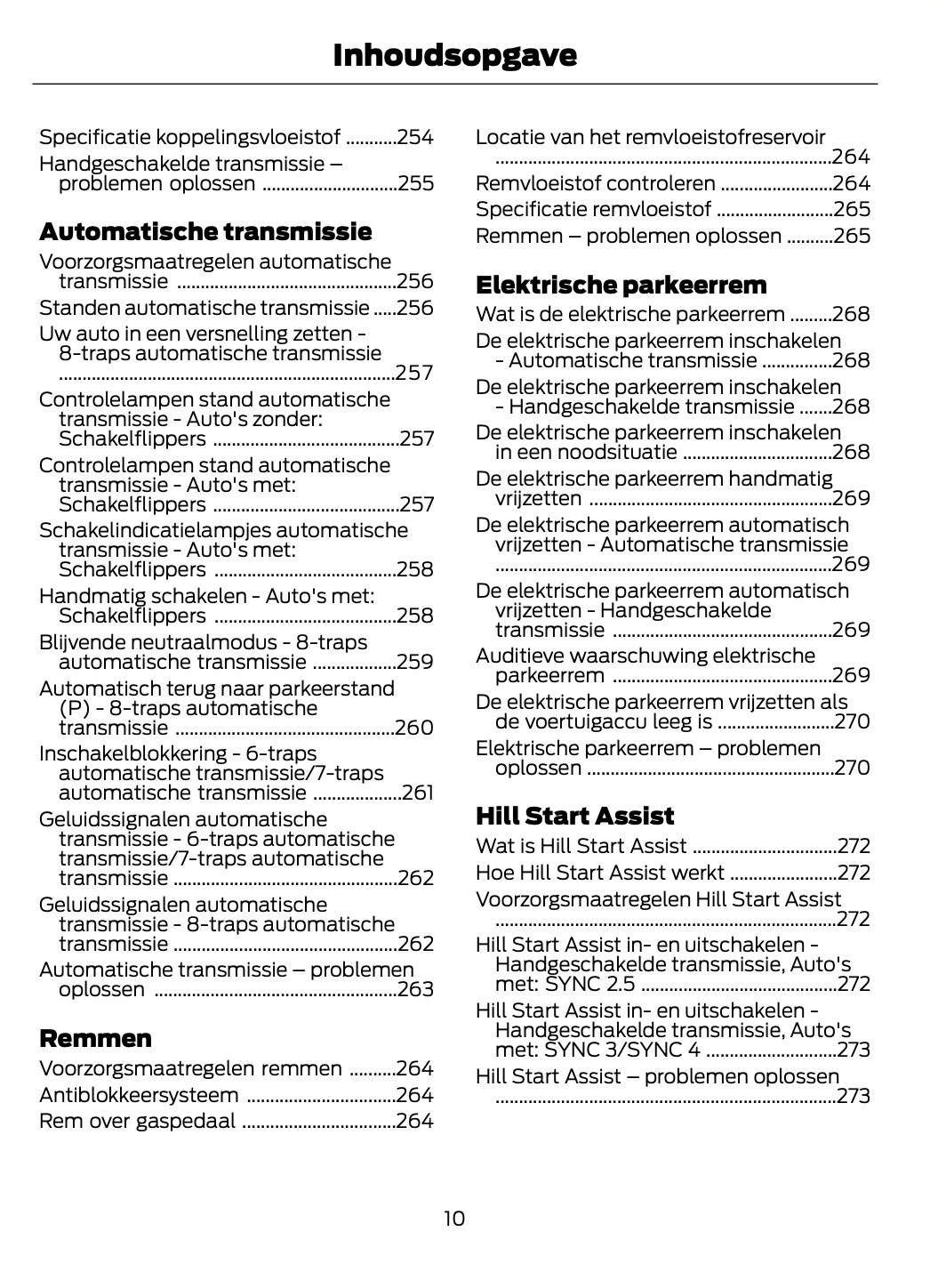 2021-2022 Ford Focus Owner's Manual | Dutch