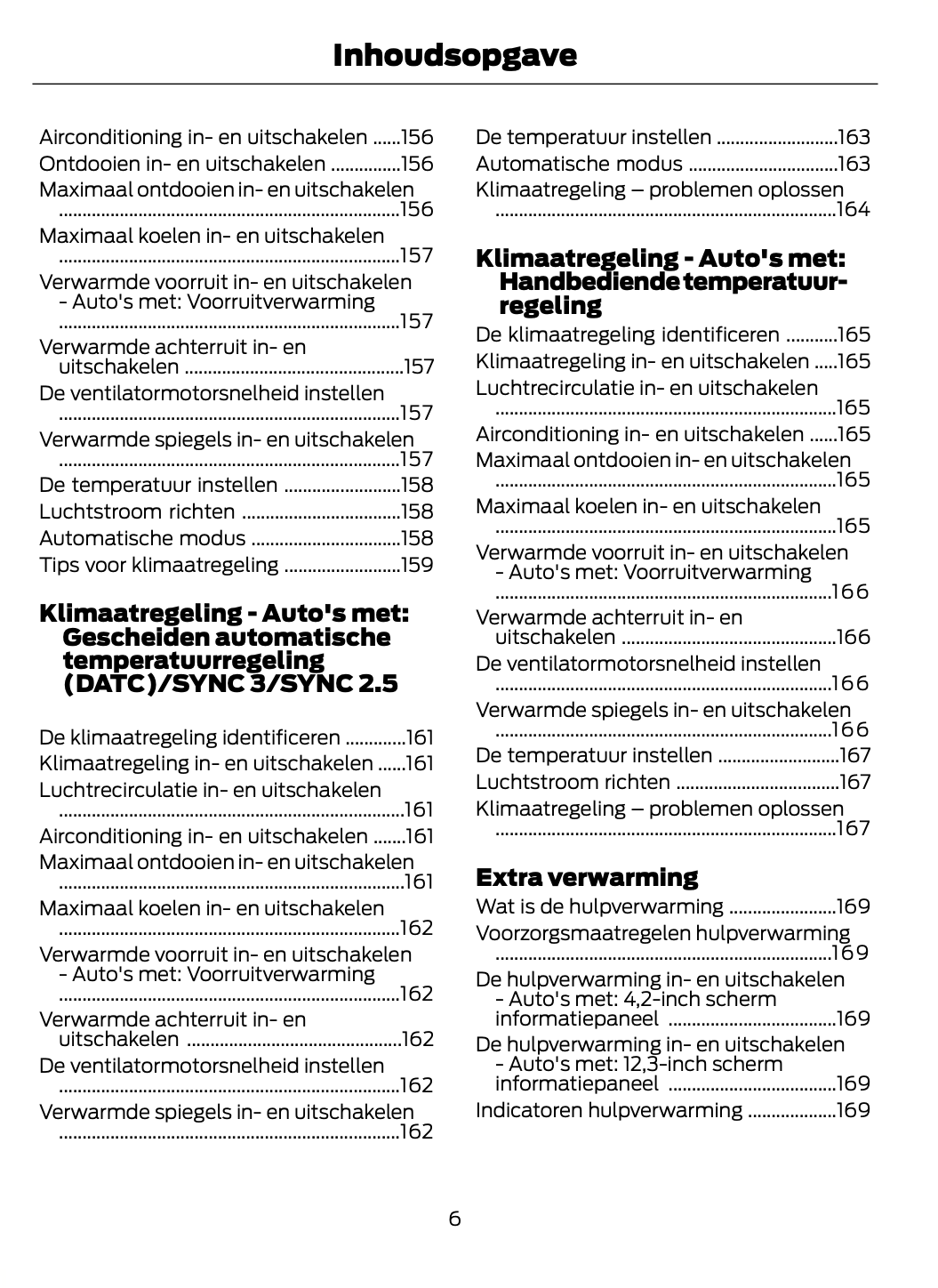 2021-2022 Ford Focus Owner's Manual | Dutch