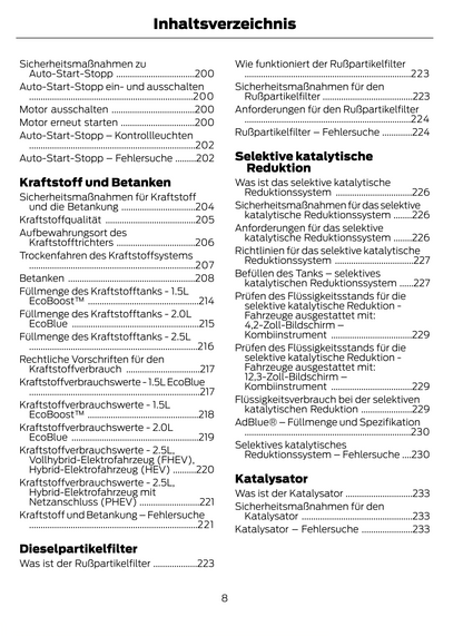 2022-2024 Ford Kuga Gebruikershandleiding | Duits