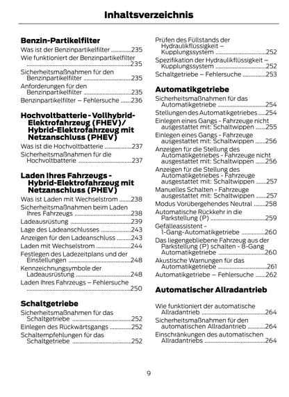 2022-2024 Ford Kuga Gebruikershandleiding | Duits