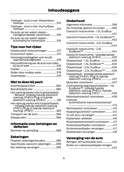 2021-2022 Ford Kuga Gebruikershandleiding | Nederlands