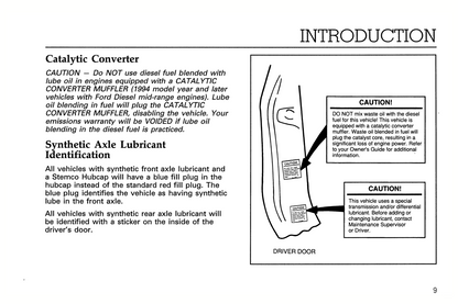 1994 Ford L-Series Owner's Manual | English