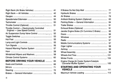 1994 Ford L-Series Owner's Manual | English