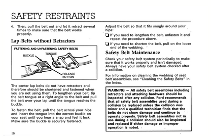 1994 Ford L-Series Owner's Manual | English