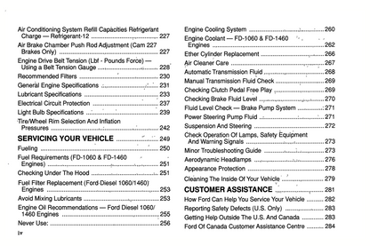 1994 Ford L-Series Owner's Manual | English