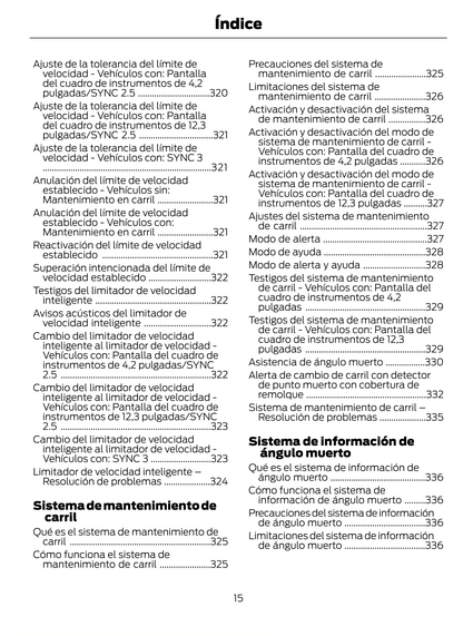 2023-2024 Ford Puma Owner's Manual | Spanish