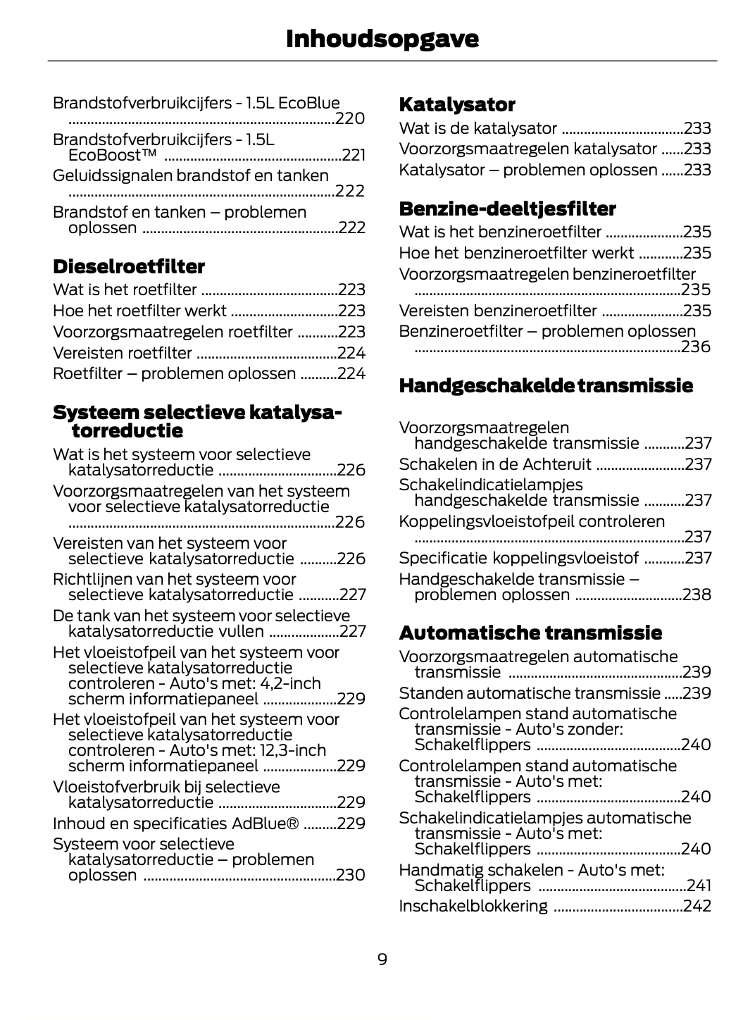 2023-2024 Ford Puma Gebruikershandleiding | Nederlands