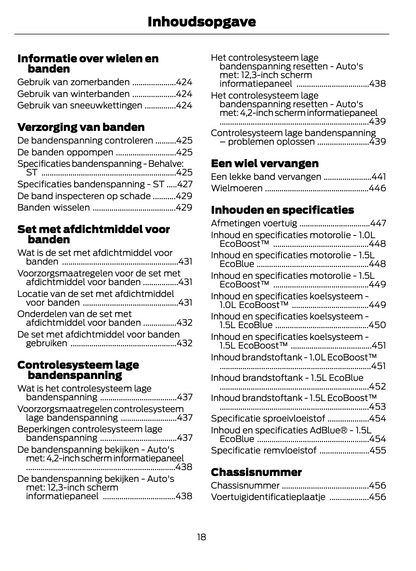 2023-2024 Ford Puma Gebruikershandleiding | Nederlands