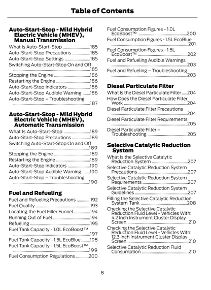 2023-2024 Ford Puma Manuel du propriétaire | Anglais