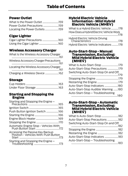 2023-2024 Ford Puma Manuel du propriétaire | Anglais