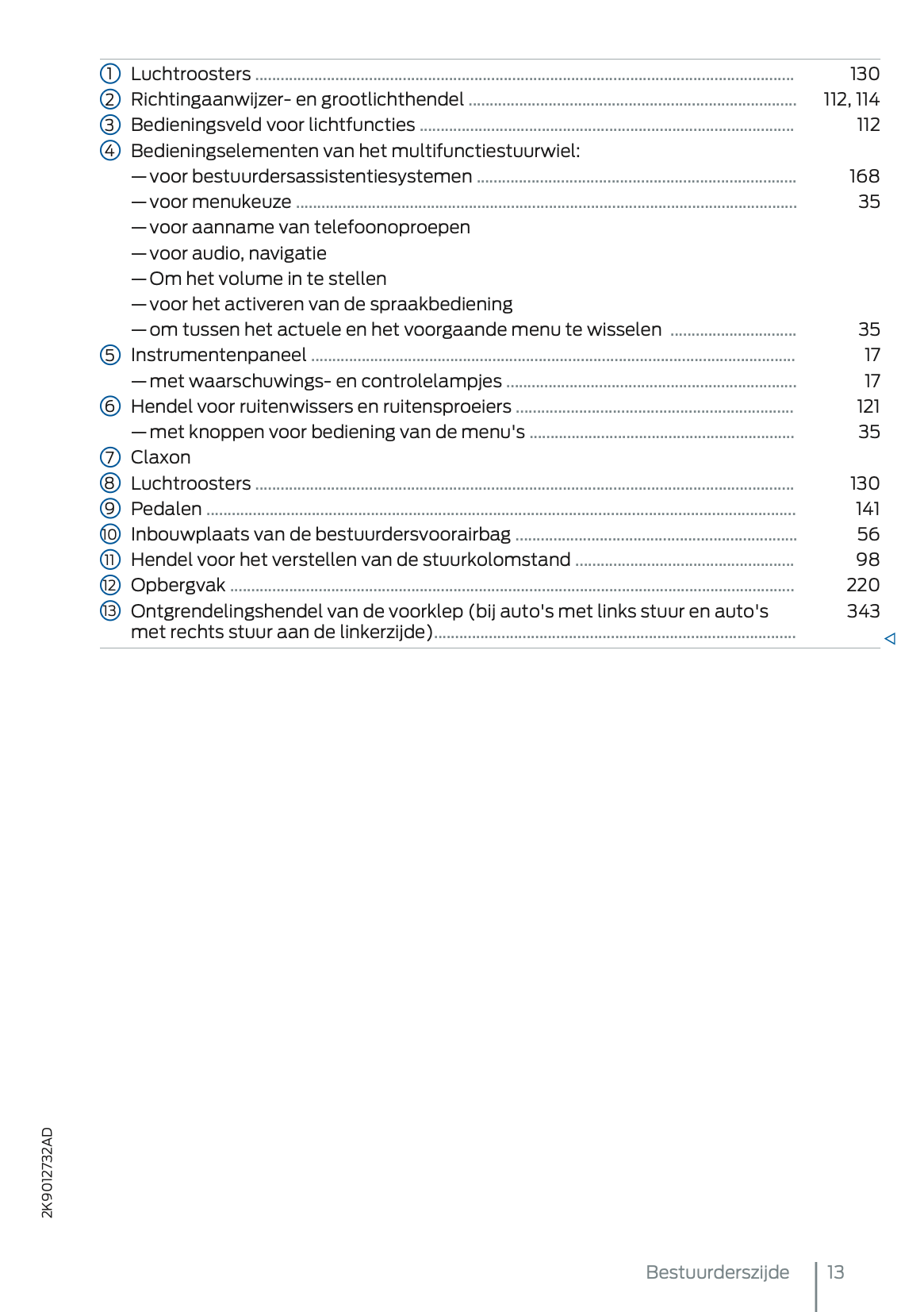 2024-2025 Ford Tourneo Connect/Transit Connect Plug-in-Hybrid Gebruikershandleiding | Nederlands