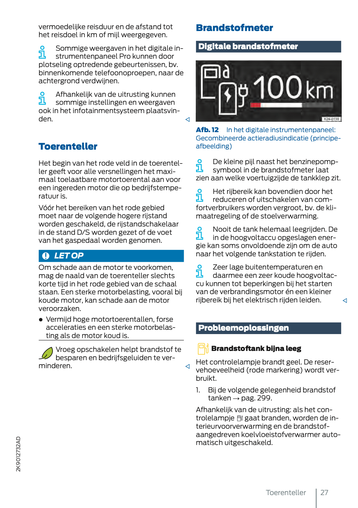 2024-2025 Ford Tourneo Connect/Transit Connect Plug-in-Hybrid Gebruikershandleiding | Nederlands