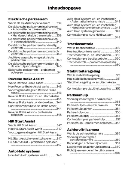 2024 Ford Tourneo Custom/Transit Custom Owner's Manual | Dutch