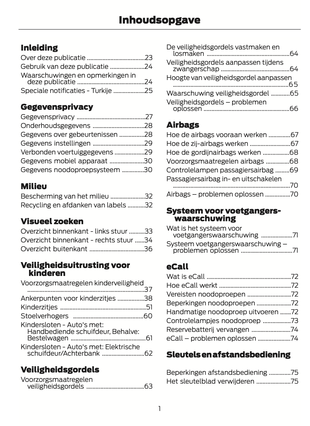 2024-2025 Ford Tourneo Custom/Transit Custom Gebruikershandleiding | Nederlands