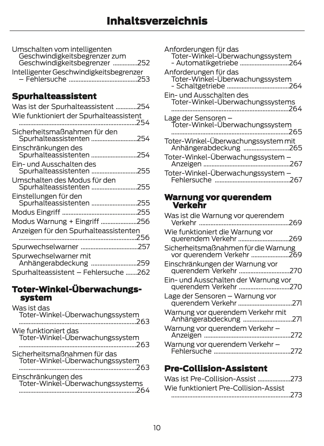 2024 Ford Tourneo Courier/Transit Courier Owner's Manual | German