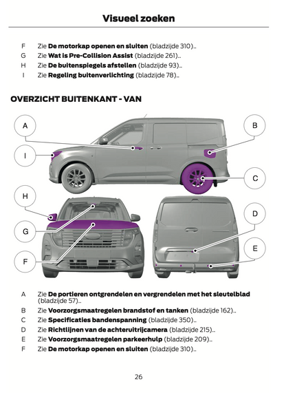 2024 Ford Tourneo Courier/Transit Courier Gebruikershandleiding | Nederlands