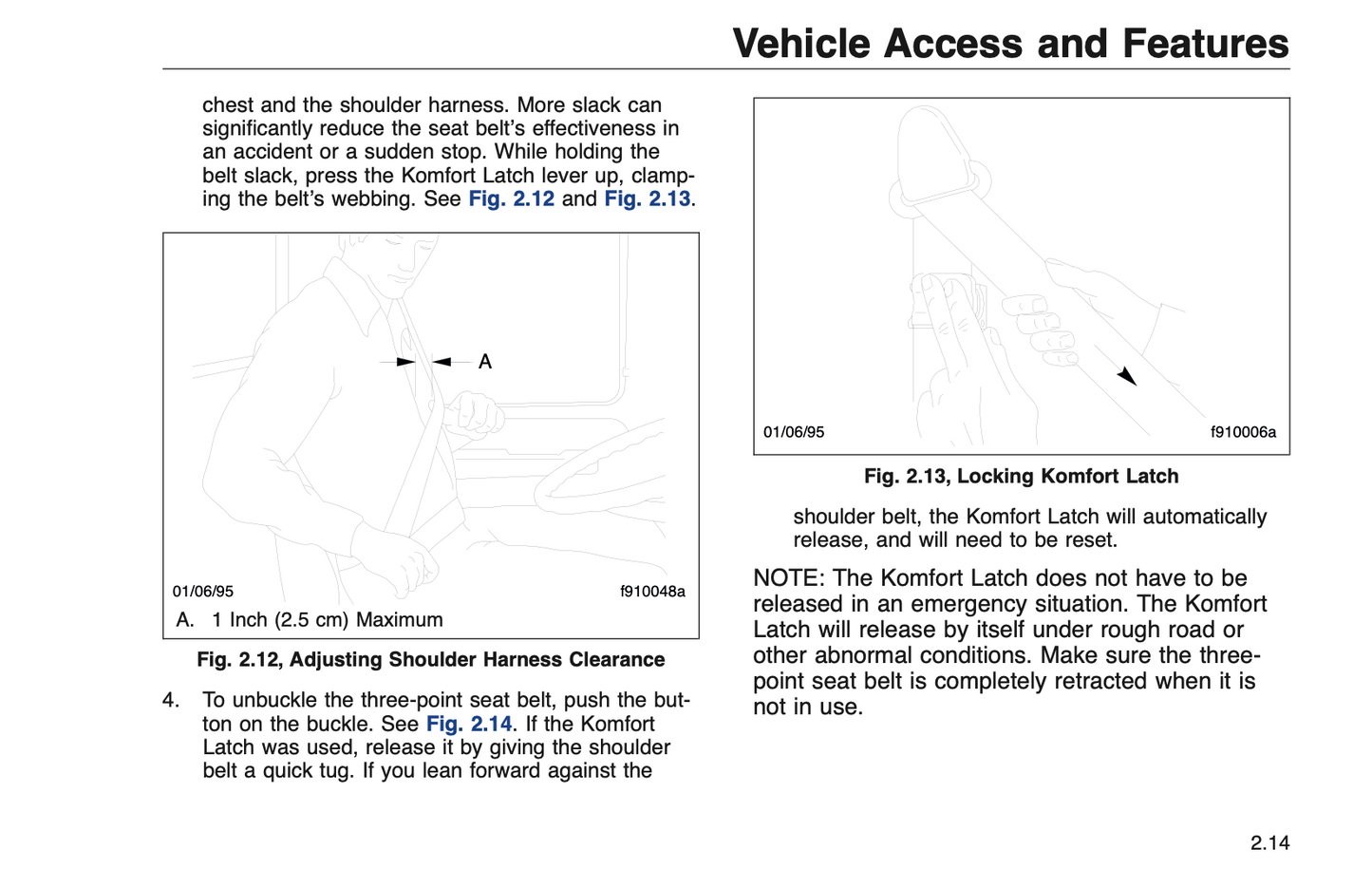 1998 Freightliner Business Class Trucks Owner's Manual | English