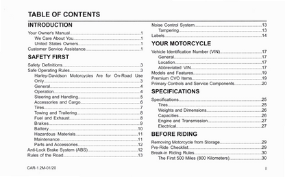 2020 Harley-Davidson FLHTKSE Owner's Manual | English