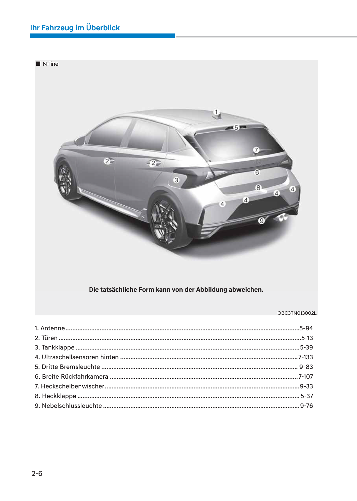 2023-2024 Hyundai i20/Bayon Bedienungsanleitung | Deutsch