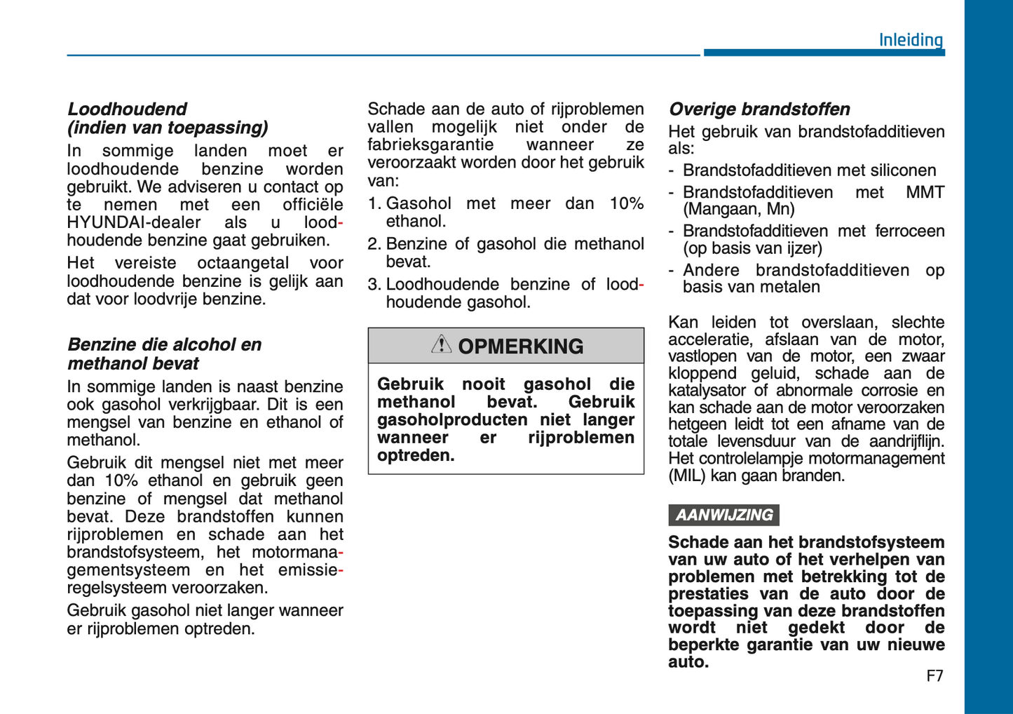 2024-2025 Hyundai i30 Owner's Manual | Dutch