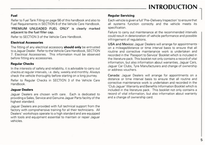 1998 Jaguar XK8 Owner's Manual | English