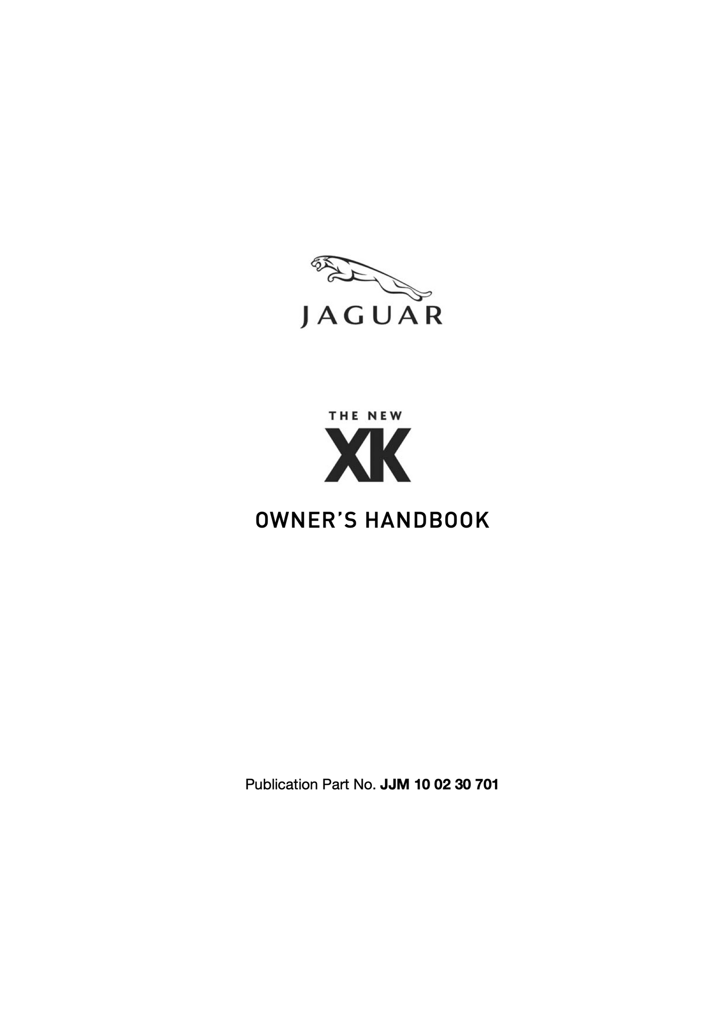 2007 Jaguar XK Owner's Manual | English