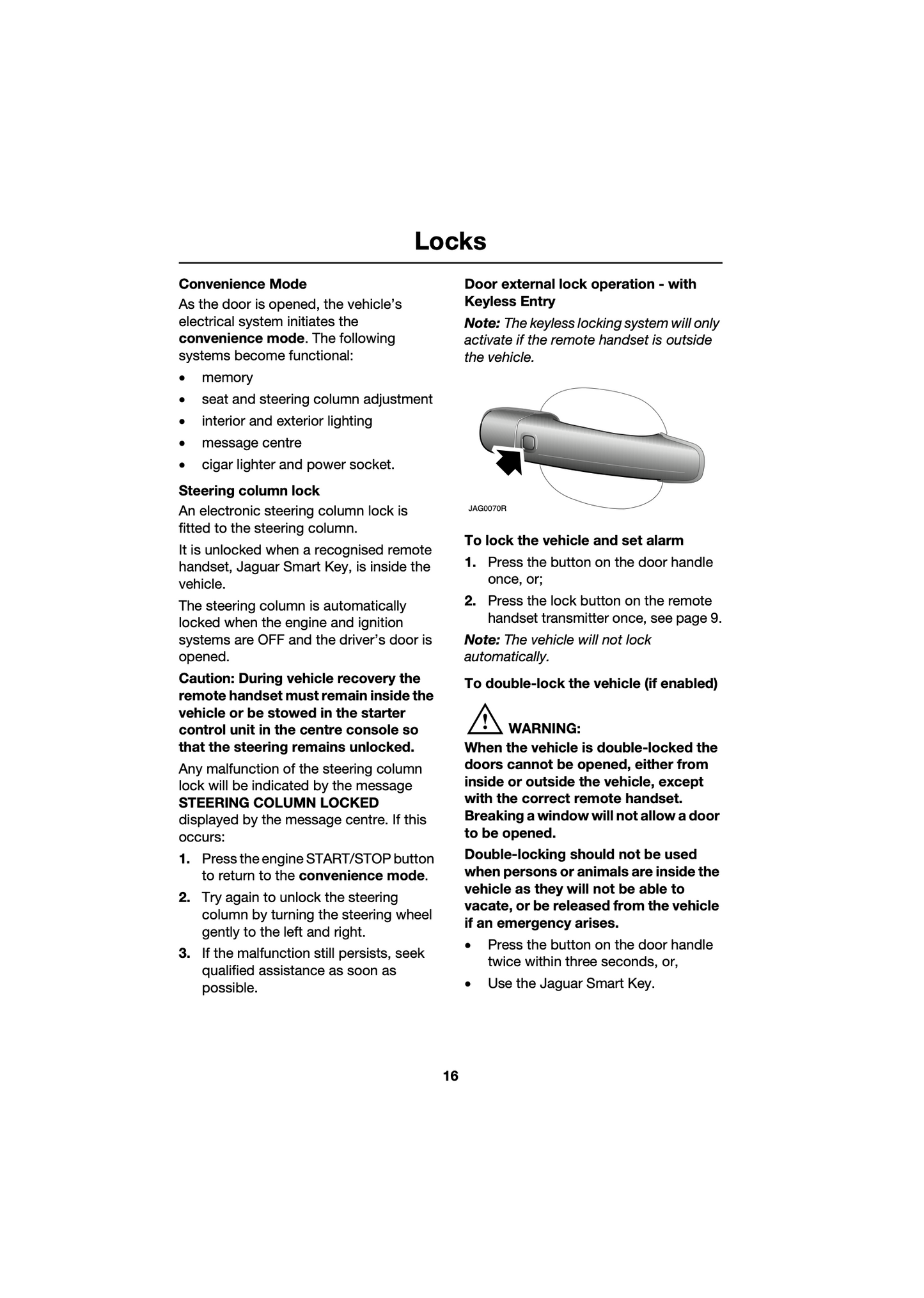 2007 Jaguar XK Owner's Manual | English